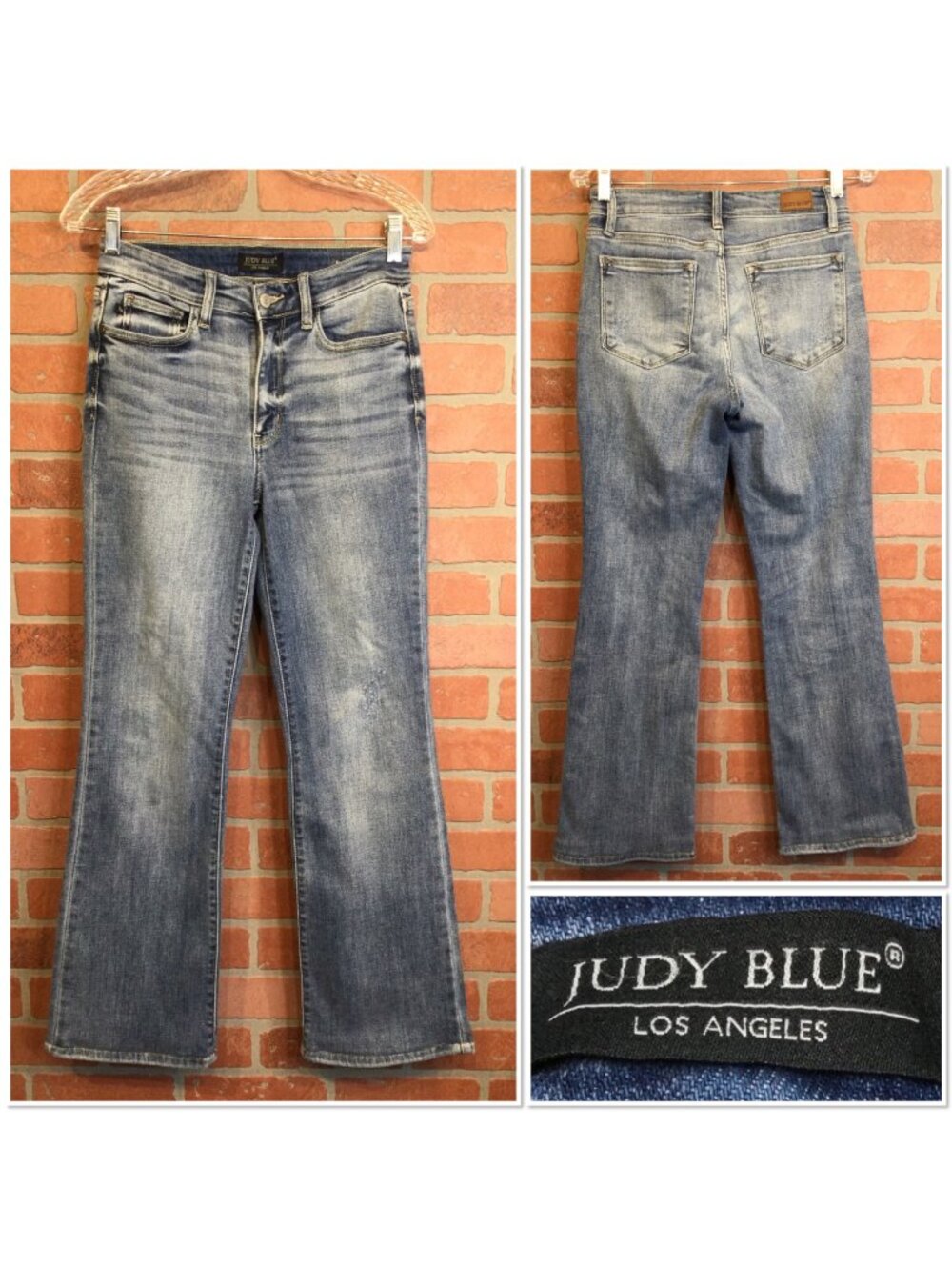 Judy Blue Boot Cut Jeans Size 3/26 Light Wash Stretch Denim